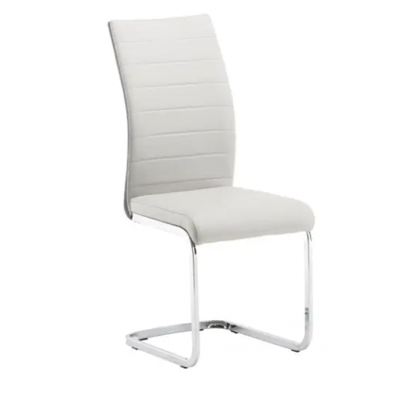 WOF Jasper PU Grey Dining Chair